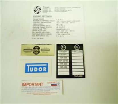 Picture of INFO LABEL SET 1500 MODELS(JPR978)