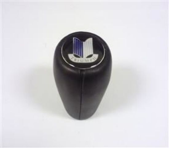 Picture of GEAR LEVER KNOB BLACK LEATHER (SELF THREAD TYPE)(JPR243)