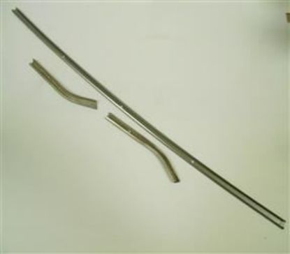 Picture of HOOD FRAME FRONT SEAL RETAINER SET LATE SPIT MKIII, MK1V + 1500/TR6(JPR741)
