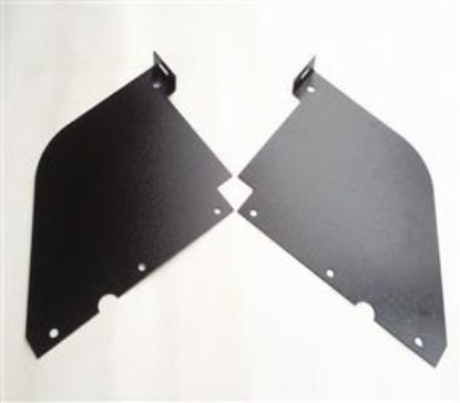 Picture of RADIATOR SIDE PANELS STEEL POWDER COATED BLACK SPITFIRE(706843-4SSB)