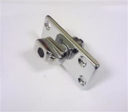 Picture of DOOR LOCK STRIKER ASSEMBLY FITTED TO EARLY EARLY CARS UPTO BODY NUMBER 56578FC(612856)