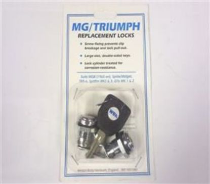 Picture of DOOR LOCKS PAIR - NUT FIX TYPE PUSH BUTTON DOOR HANDLES(621773PX)