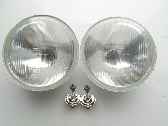 Picture of SPITFIRE HERALD GT6 TR6 TR7 HALOGEN HEADLAMP SET RIGHT HAND DRIVE (SO29)