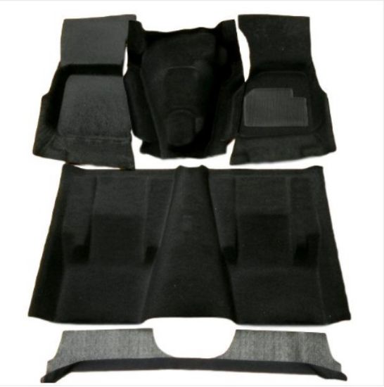 Picture of MOULDED CARPET SET LEFT HAND DRIVE BLACK(JPV901/2)