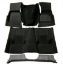 Picture of MOULDED CARPET SET LEFT HAND DRIVE BLACK(JPV901/2)
