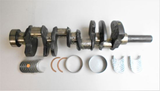 Picture of CRANKSHAFT (NITRIDED COMPLETE WITH MAINS, ENDS)JPS101-6) BIG ENDS 10 MAINS 30 (PLUS £200 EXCH SURCHARGE) 