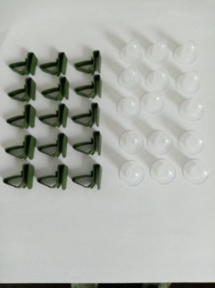 Picture of DOORTRIM FIXING CLIP SET 1 SIDE(15 MALE + 15 FEMALE)(JPS879K)